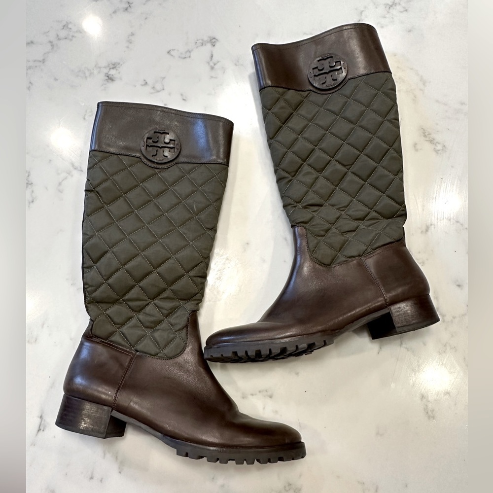 Tory Burch Leather Boots Size 11